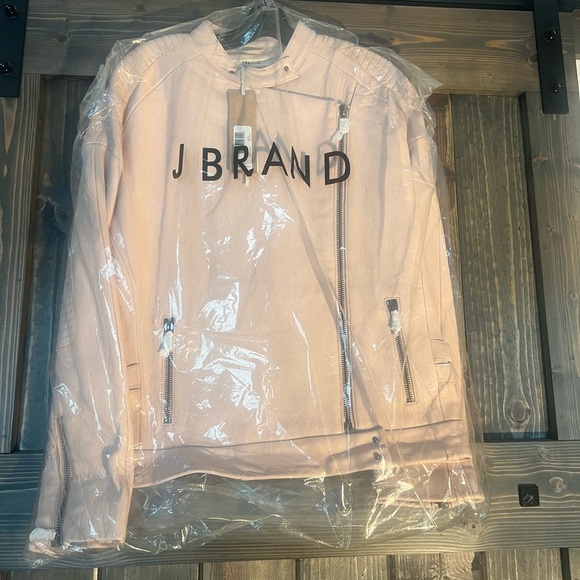 NWT J Brand leather biker jacket - Picture 9 of 11